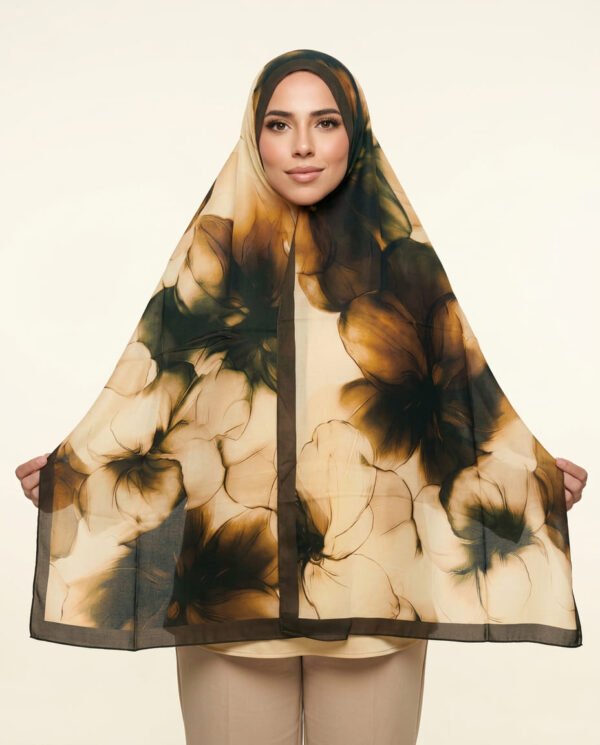 Viscose Pétale — Ambre dégradé
